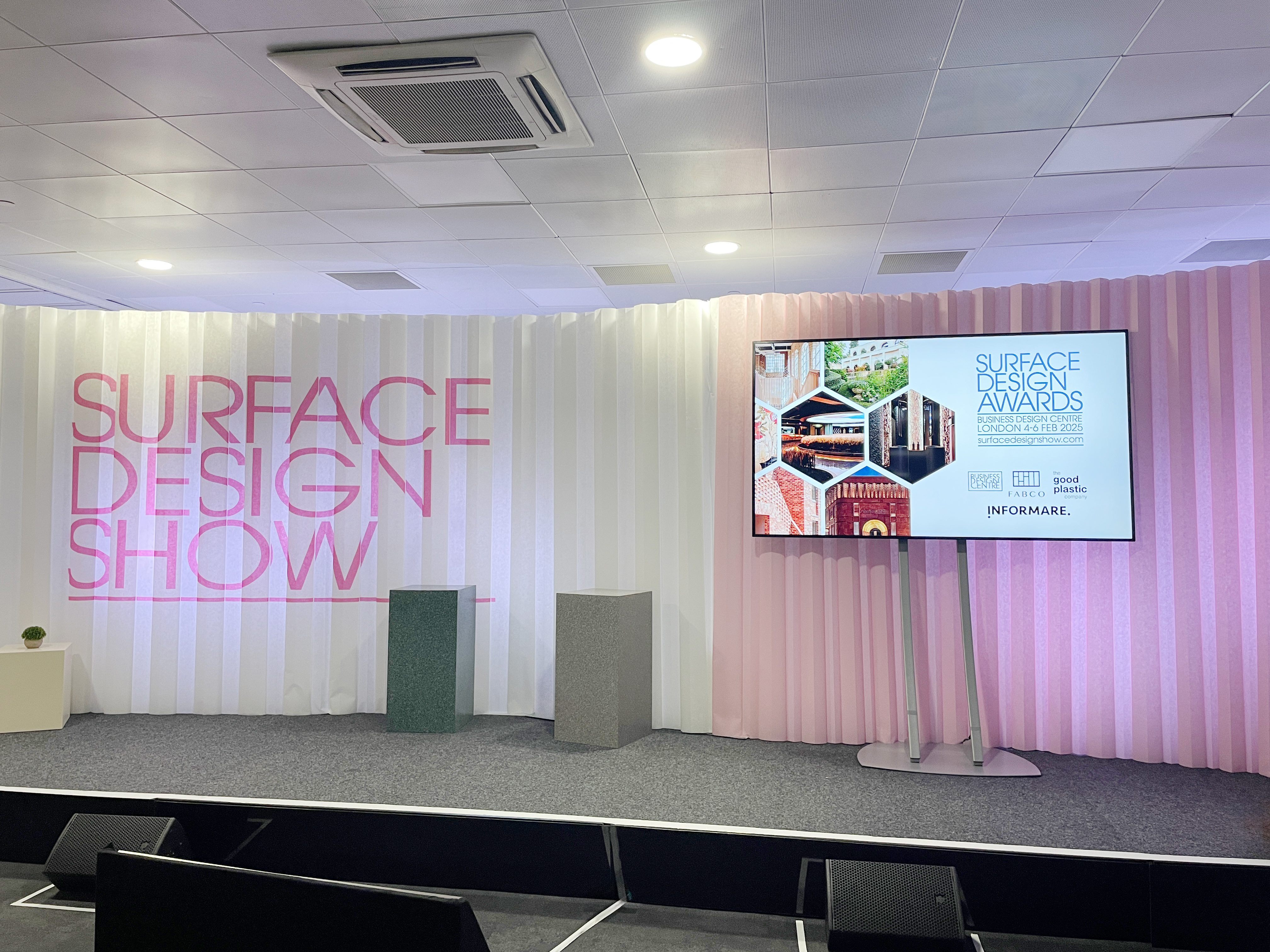 Stage for Surface Design Awards