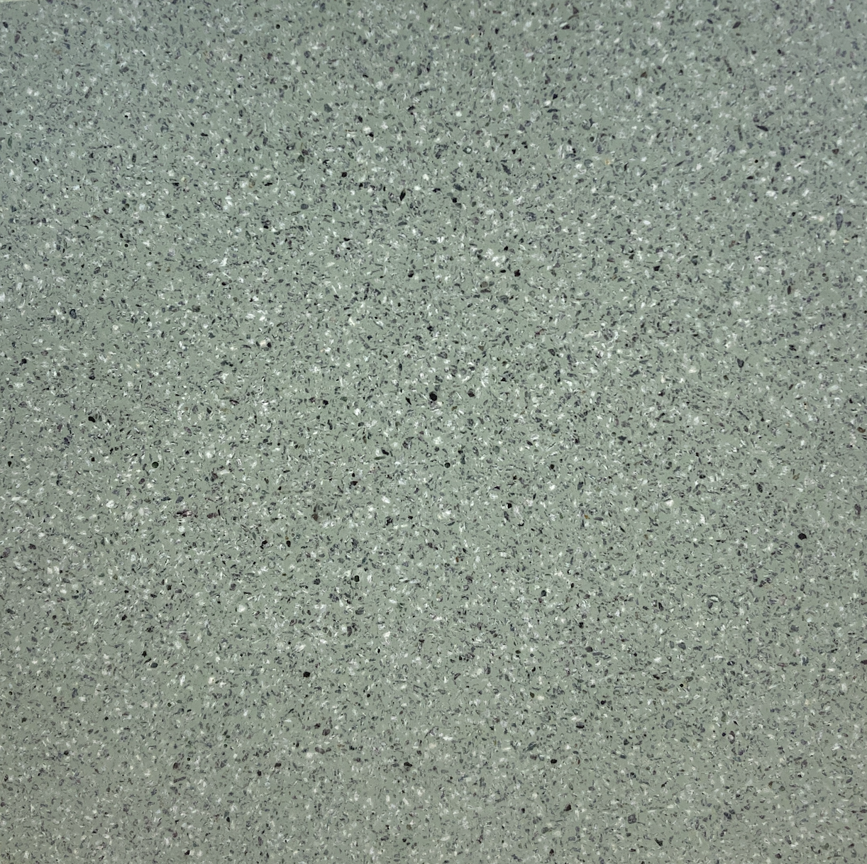 Green terrazzo flooring sample