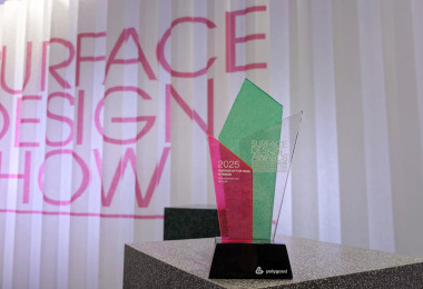 Surface Design Award with Pink and Green Award with Black Base