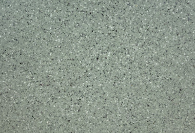 Green terrazzo flooring sample